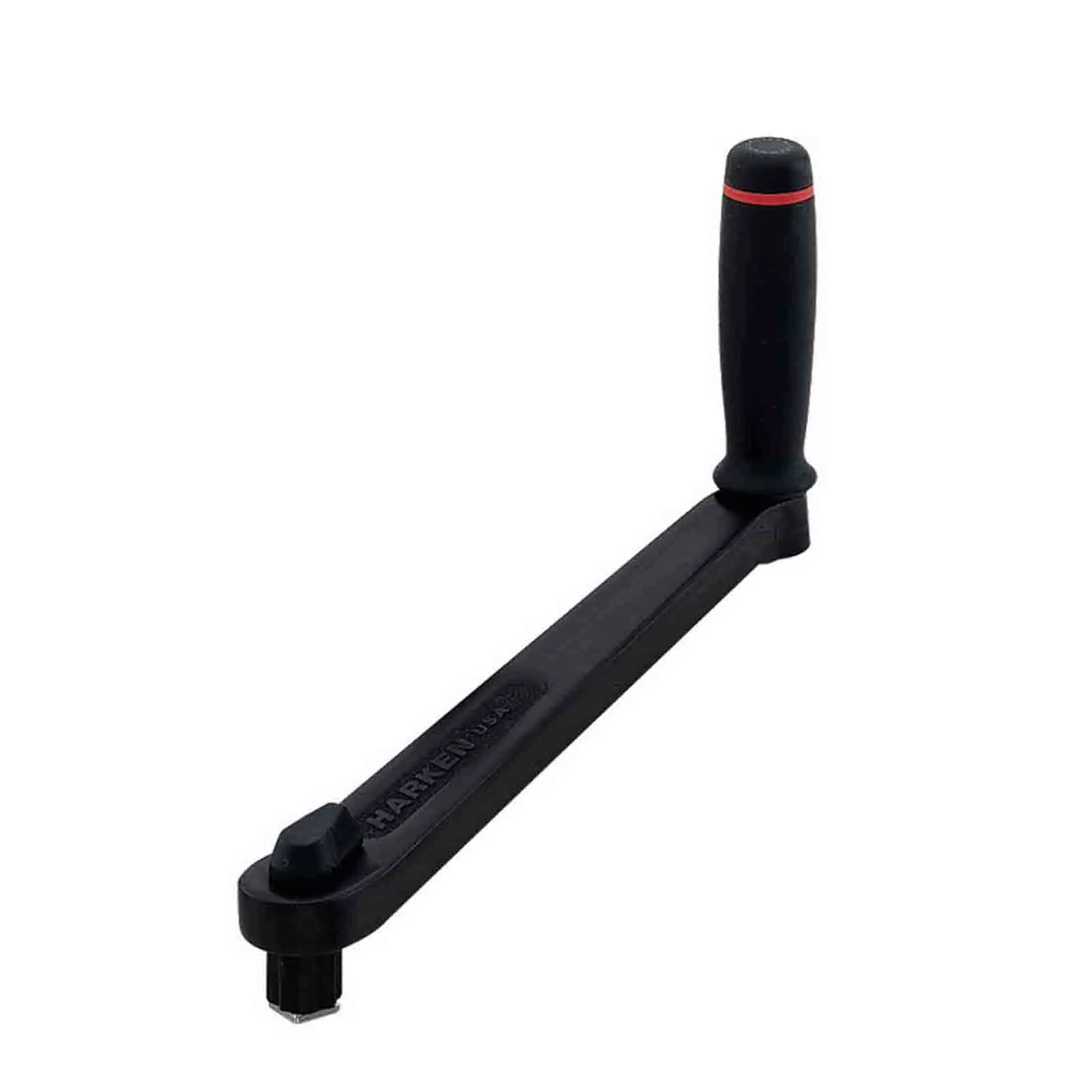 10" Winschkurbel mit Arretierung, Aluminium